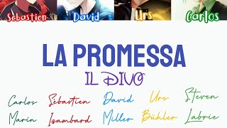 IL DIVO - La Promessa (Anime Style + Color Coded Lyrics)