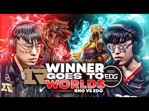 THE WINNER MAKES WORLDS - EDG VS RNG COSTREAM - CAEDREL