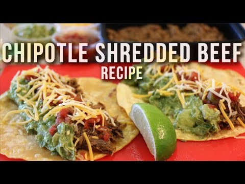 Chipotle Shredded Beef Recipe - Meal Prep Ideas