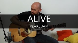 Alive (Pearl Jam) - Fingerstyle Acoustic Guitar Solo Cover