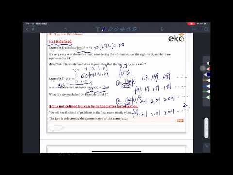 Concordia-Math 209- One-side Limits And The Existence of Limits
