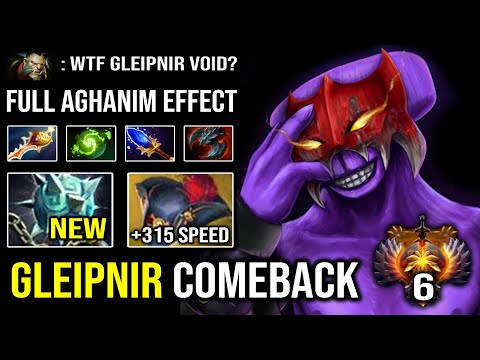 Incredible COMEBACK Gleipnir Faceless Void | +315 Attack Speed Pirate Hat Chrono 7.30c Dota 2