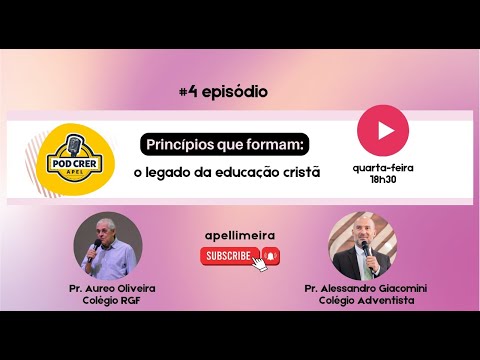 Pod Crer | Podcast Da Associação De Pastores Evangélicos De Limeira - Ep#04 - 01/10/2025!!