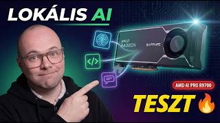 Erre képes egy lokális AI modell 2026-ban! | AMD Radeon AI PRO R9700 teszt 🚀