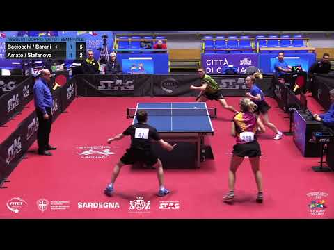 Amato/Stefanova - Barani/Baciocchi - Italiani Assoluti 2023 - Semifinale Doppio Misto