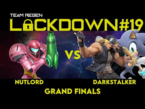 Lockdown #19 UK Wifi Tournament: Grand Finals Nutlord (Samus) Vs DarkStalker (Sonic,Terry))