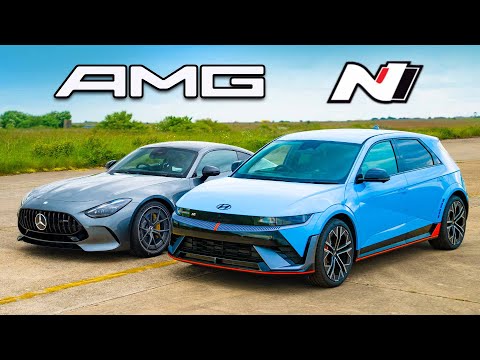Mercedes-AMG GT vs Hyundai IONIQ 5 N: ARRANCONES