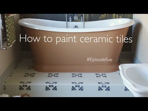 How to paint a ceramic tiled floor