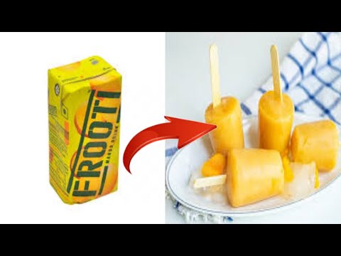 How to make tasty mango ice cream at home| Frooti ice cream|Pink and Pretty Kannada