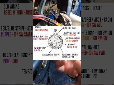 Ignition Switch Wiring Diagram 78-79 Ford