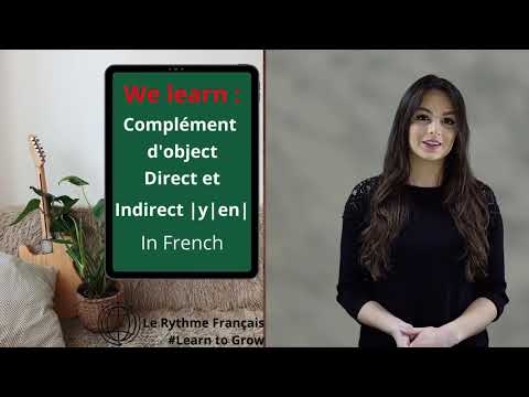 Free French Workshop 02-09-2020 {Topic: Pronom Direct et Indirect en français}