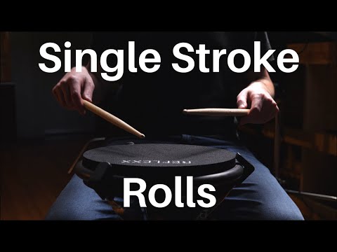 How to build faster SINGLE STROKE rolls (Hand speed tips)
