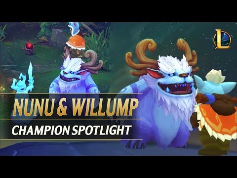 NUNU & WILLUMP CHAMPION SPOTLIGHT Gameplay Rework - League of Legends