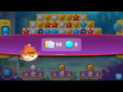 Fishdom 524 Hard Level - NO BooSTERS