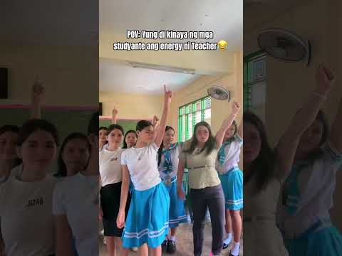Hindi kinaya ng mga studyante ang energy ni Teacher😂 #fyp  #foryou  #funny