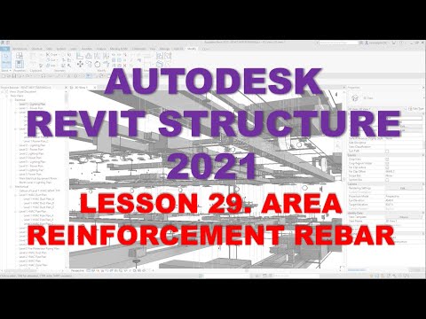 REVIT STRUCTURE 2021 - STEP BY STEP TUTORIAL 29 - AREA REINFORCEMENT REBAR