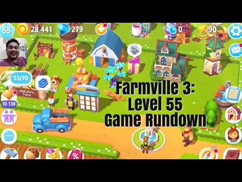 JYPV - FARMVILLE 3: ANIMALS - LEVEL 55 GAME RUNDOWN