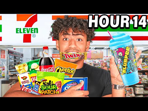 I Ate ONLY 7-Eleven Food For 24 HOURS!!