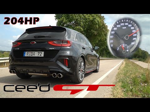 2019 Kia Ceed GT (204HP) | 100-200km/h & 0-100km/h | ACCELERATION