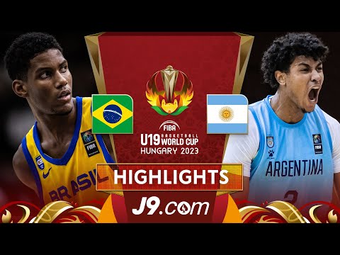 Brazil 🇧🇷 v Argentina 🇦🇷 | J9 Highlights | #FIBAU19 Basketball World Cup 2023