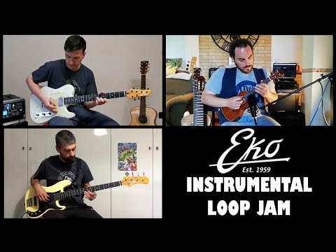 Eko Instrumental Loop Jam - Guitar + Bass + Ukulele - Demo Test