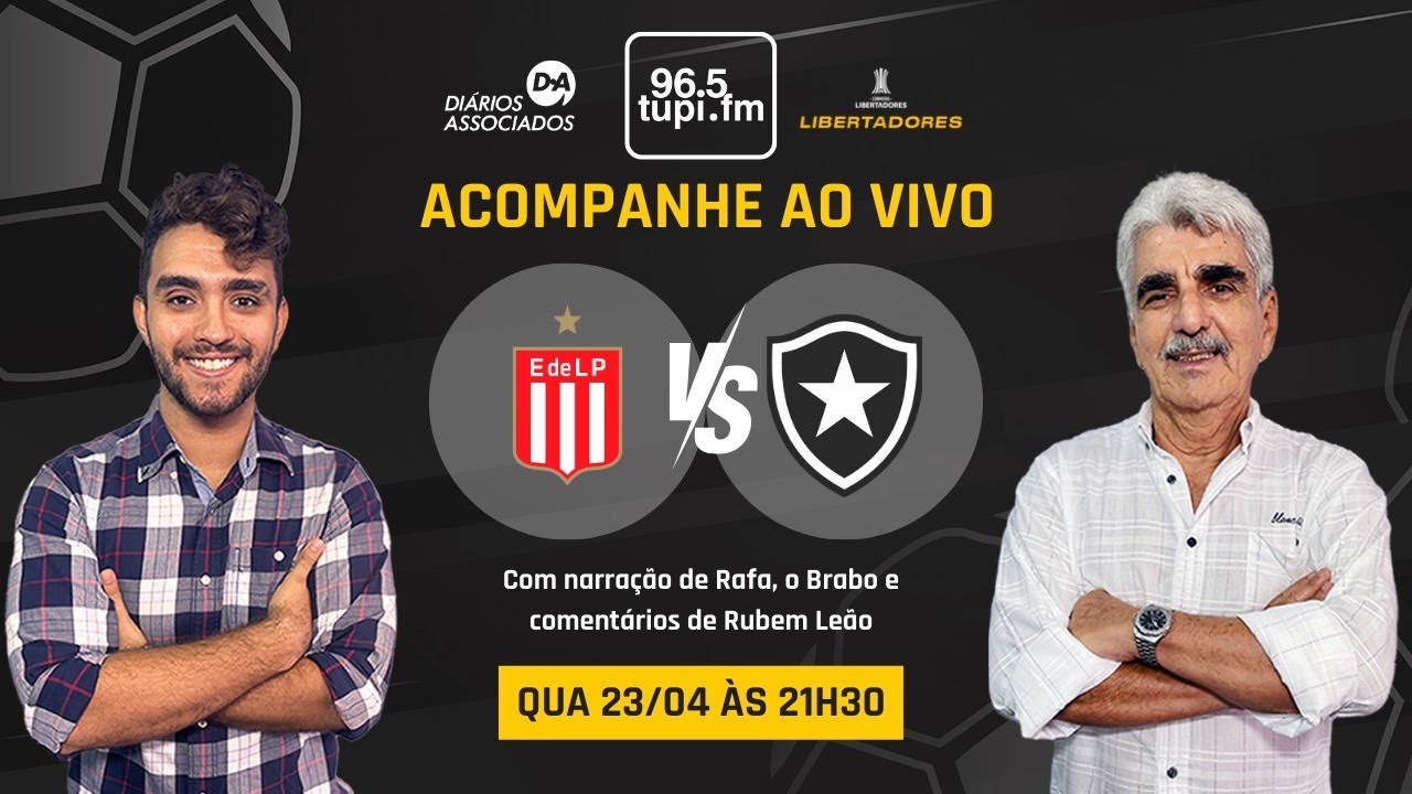 ESTUDIANTES x BOTAFOGO - Libertadores - 3ª rodada - 23/04/2025 - AO VIVO