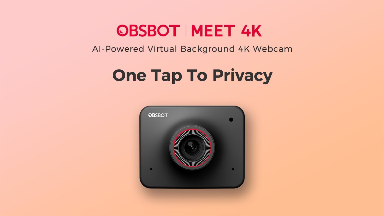 - Obsbot 4K Kamera Meet Express