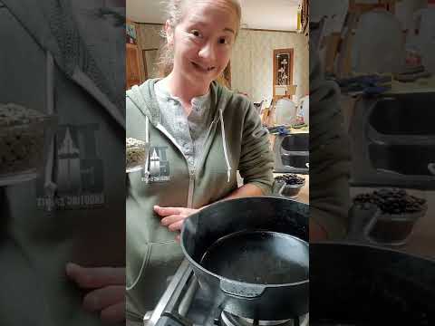 Basic coffee roasting at home.