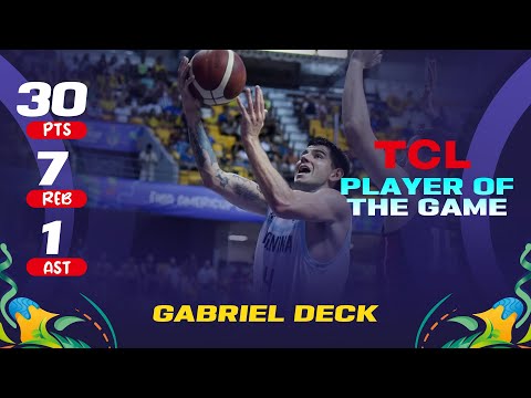 Gabriel Deck 🇦🇷 | 30 PTS | 1 AST | 7 REB | TCL Player of the Game vs. USA