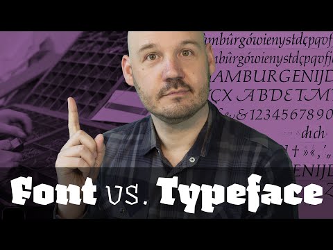 Font vs. Typeface – What’s the difference?