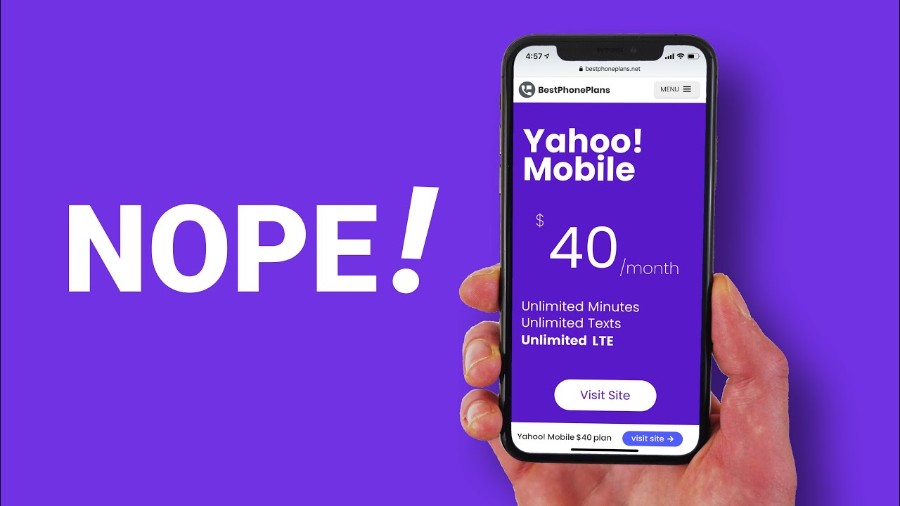 Yahoo Mobile Review: DON'T Sign Up for this $40 Unlimited Plan!