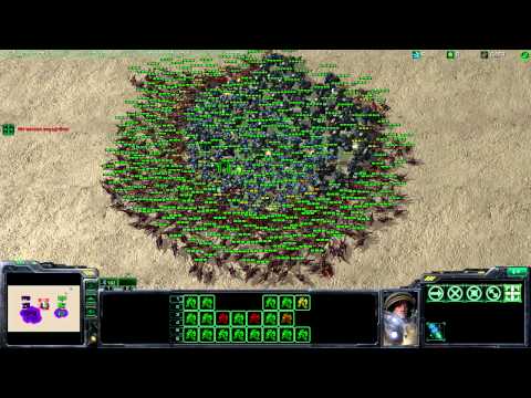 100 Marines und 50 Marodeure vs 400 Zerglinge | StarCraft 2