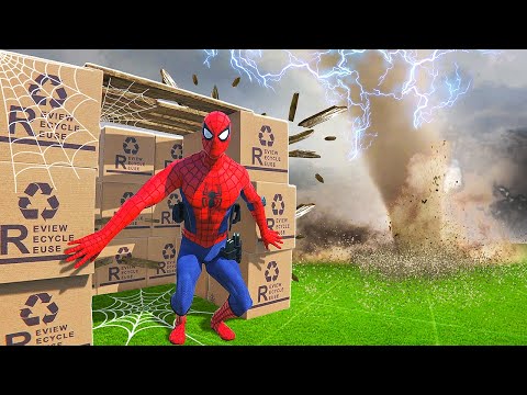 TORNADO Survival as Spiderman - Bonelab VR Mods