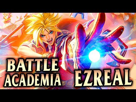 EZREAL CAN GO SUPER SAIYAN?! New Battle Academia Ezreal ADC - League of Legends S9