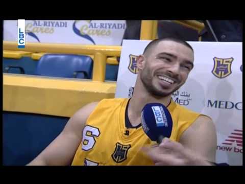 Pepsi Lebanese Basketball Championship 14/15 - Interview of Ali Mahmoud during the fight