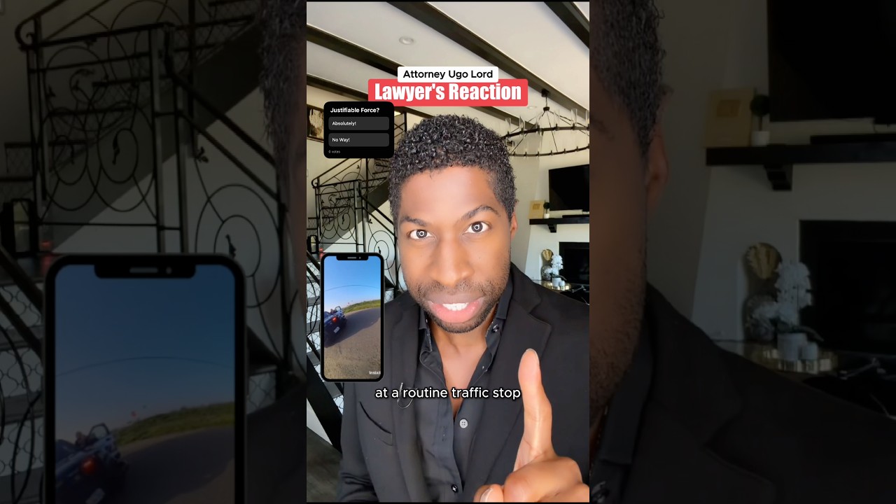 Routine Traffic Stop Until Officer Pulls Firearm on Biker! Justifiable? Attorney Ugo Lord Reacts!