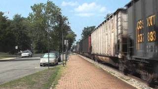 preview picture of video 'SB CSX U703-07 Passing Through Ashland, VA with the Fast Flying Virginian!'