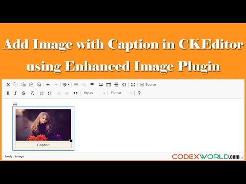 Insert Image with Caption in CKEditor