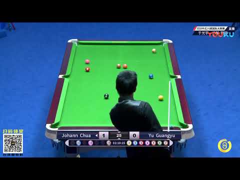 Johann Chua (PHI) VS Yu Guangyu - World Chinese 8 Ball Masters Tour 2018-2019 Stop 2 Siping
