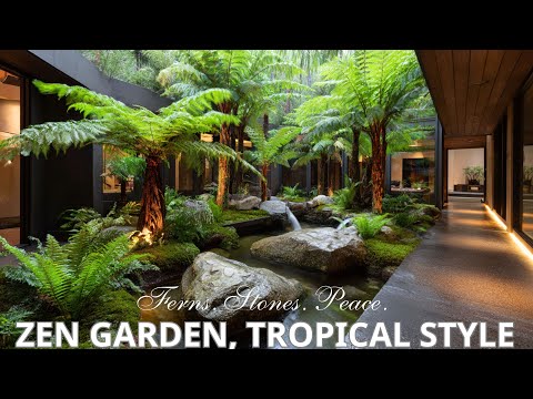 How to Create a Tropical Zen Garden at Home – Lush, Green, and Incredibly Calming