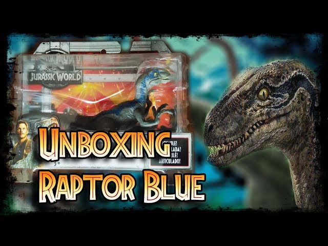 Vídeo relacionado con Jurassic World: Fallen Kingdom Raptor Blue Logo Camiseta
