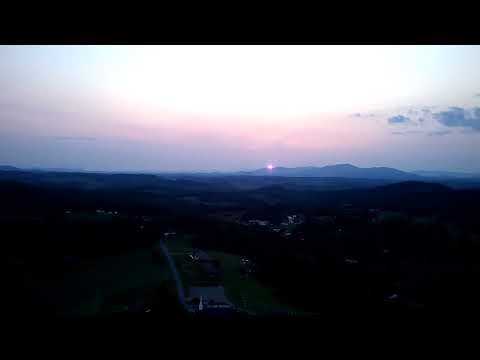 blue ridge mountain sunset w/xil 193 max drone