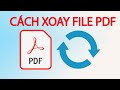 Cách xoay trang PDF trong Adobe Reader