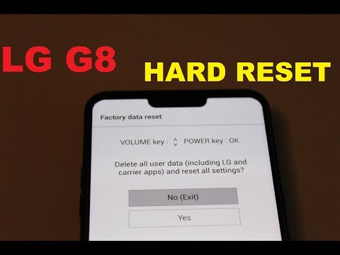 LG G8 HARD RESET  - factory data reset!