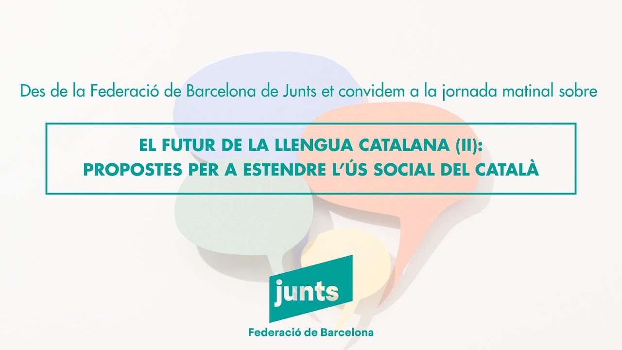 Acte 'El futur de la llengua catalana'. Propostes per a estendre l'ús social del català
