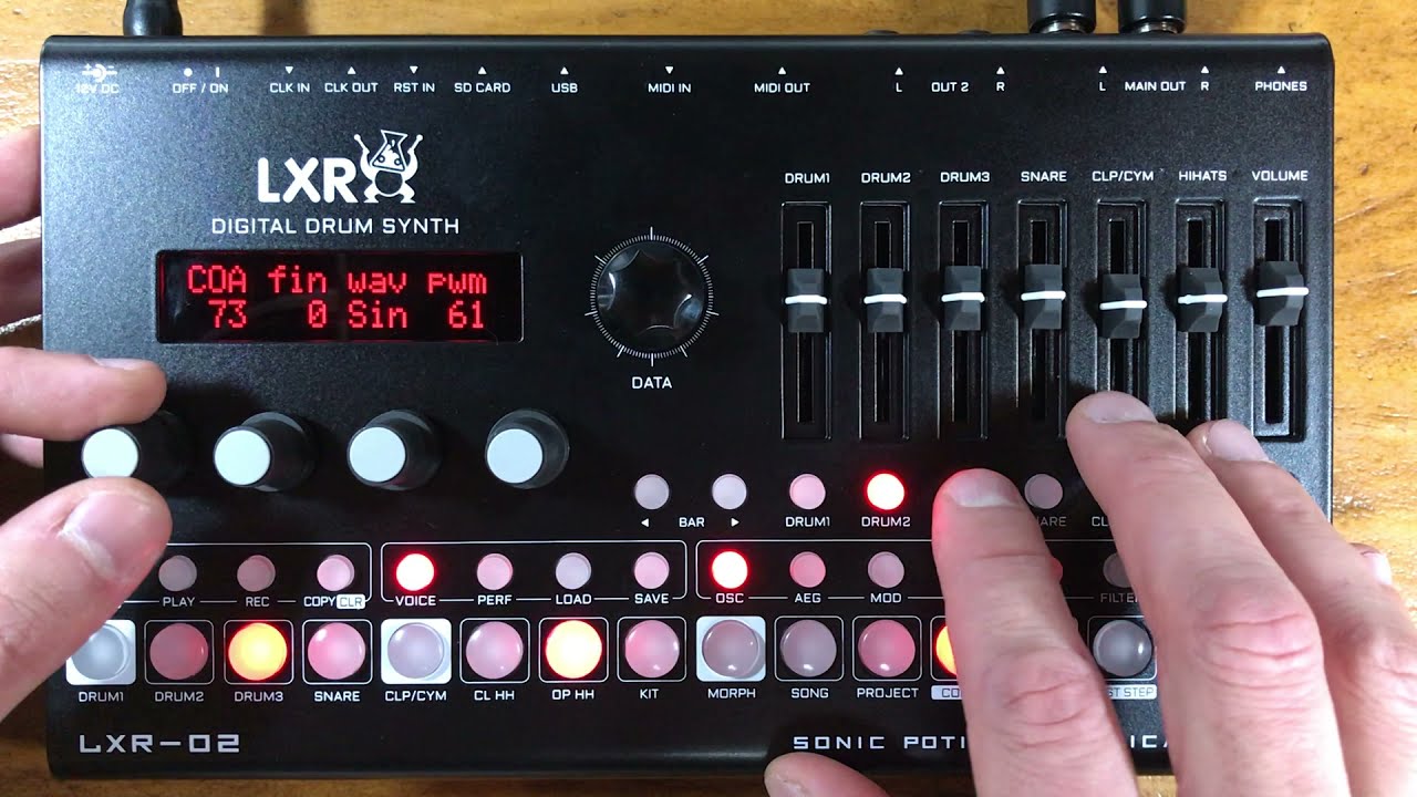 Erica Synths LXR-02 Desktop Digital Drum Synthesizer - Other Erica Synths LXR-02 Desktop Digital Drum Synthesizer - Other