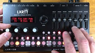 Video thumbnail for LXR - 02 Drum Synth, by Sonic Potions x Erica Synths.   -  Factory presets, no talking! by Synth Diy Guy