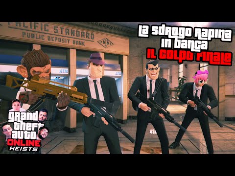 "THE BIG FINAL HEIST!" - GTA V: Heists - Bank Robbery with Dread, Johnny, Gabbo