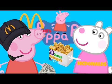 🍔ŚWINKA PEPPA PRACUJE W MC DONALDZIE?🍔 (przeróbka bez przekleństw)