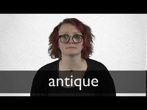 How to pronounce ANTIQUE in British English